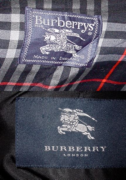 burberry goddess replica|authentic burberry labels.